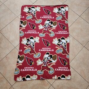 NFL Arizona Cardinals Mickey Mouse Throw Blanket